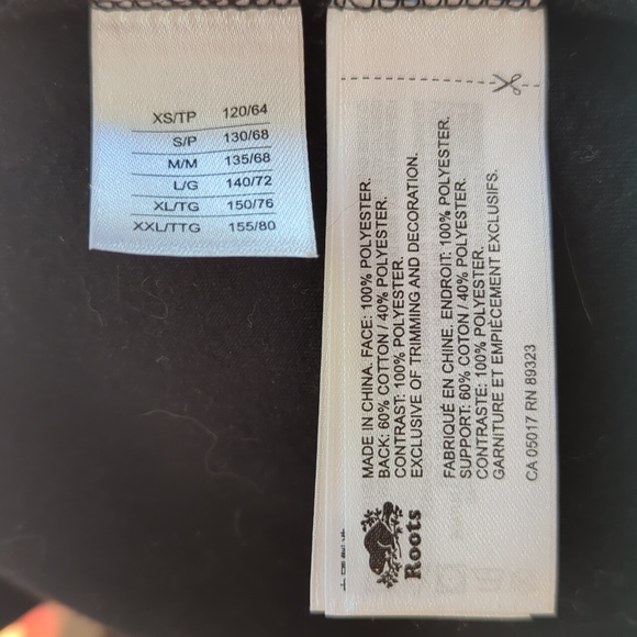 Roots kids jacket, size 13-14, black blue red - Picture 9 of 9